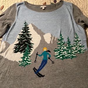 Talbots ski sweater